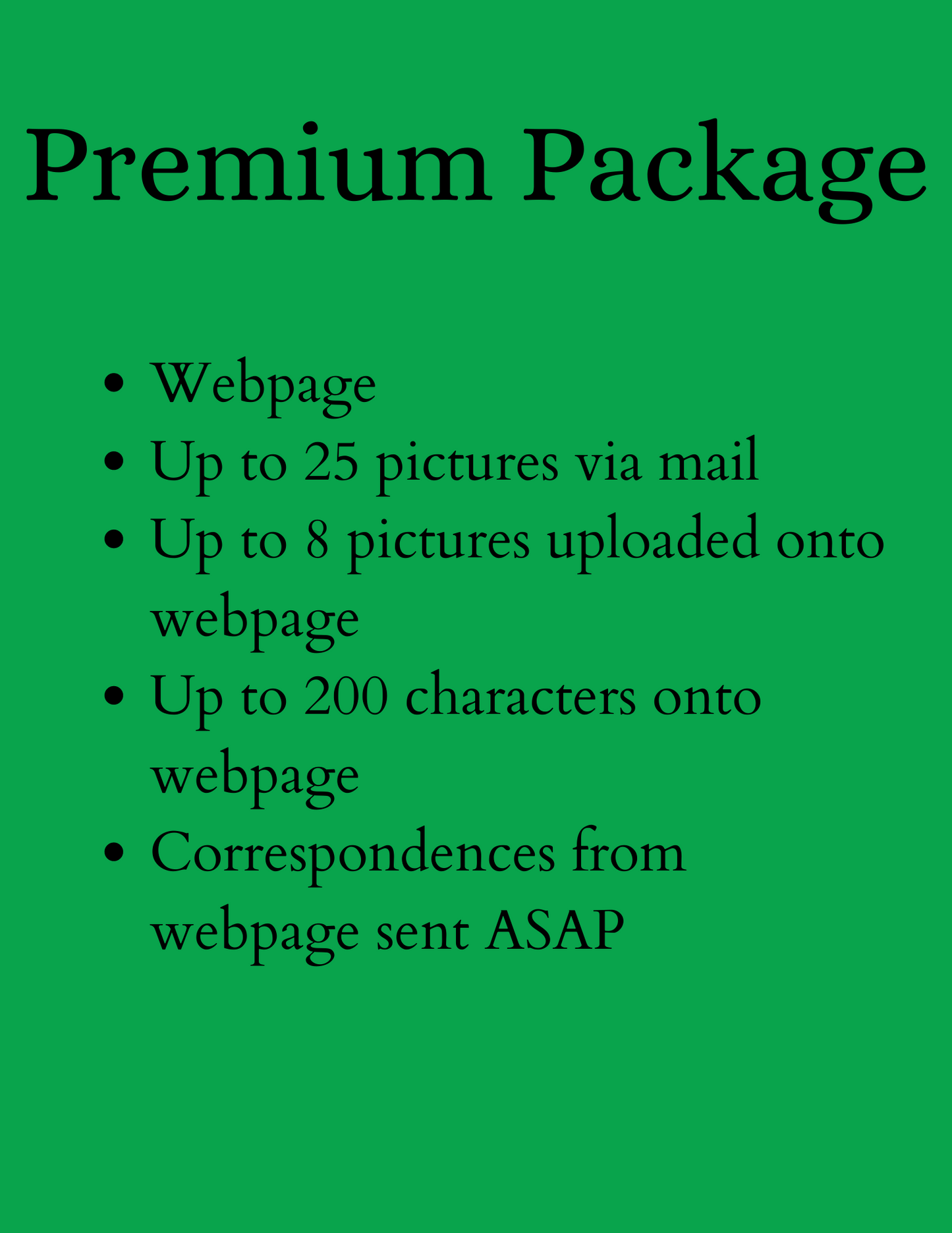 Premium Package (Federal)